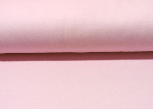 Sommersweat uni rosa, French Terry nicht angeraut